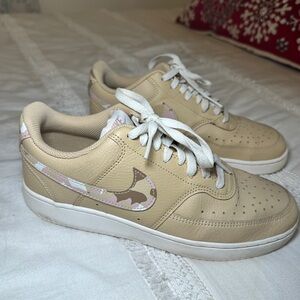 Nike Court Vision Low Sesame Camo 2022 - DX3734-200 Shoes